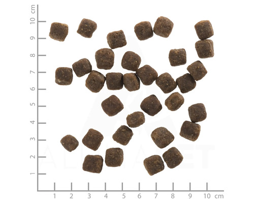 Hundefutter Kroketten mit Messskala