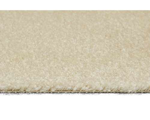 Detailansicht eines beigen Teppichbodens