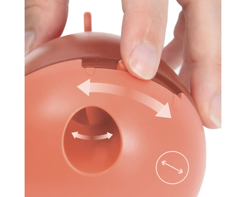 Gros plan d''un distributeur de nourriture réglable