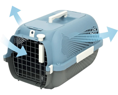 Cage de transport pour animaux avec trous de ventilation