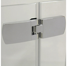 Cabine de douche avec charnière