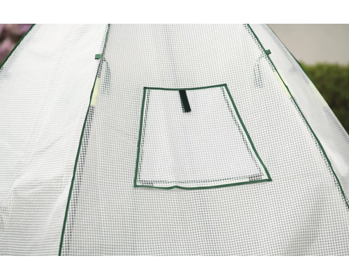 Vue détaillée d''une serre avec fenêtre