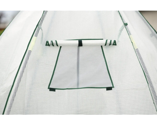 Gros plan d''une serre avec fenêtre