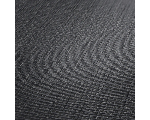 Nahaufnahme eines schwarzen Gewebes mit diagonaler Textur