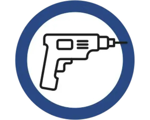 Symbol Bohrmaschine