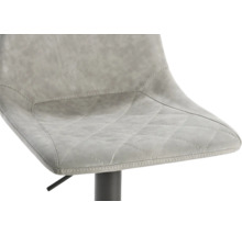 Chaise de bar Mayer Sitzmöbel myToby 43 x 50 x 85 cm acier gris 1275-03-544-thumb-2