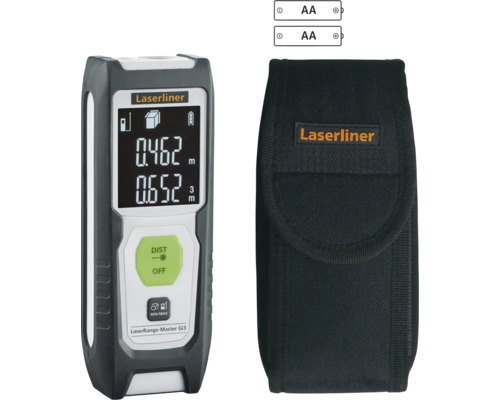 Télémètre laser Laserliner Laser Range Master Gi3 avec sacoche et piles