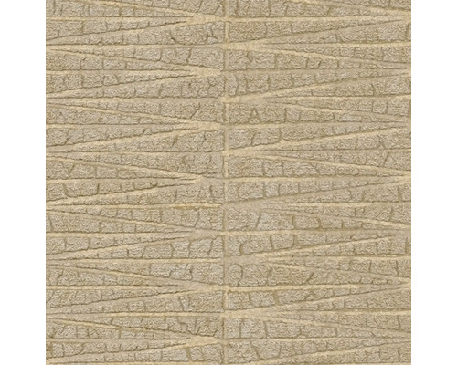 Mur de pierre beige avec motif de lignes horizontales et diagonales