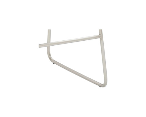 Detailansicht des Metallgestells eines Möbelstücks