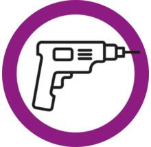 Symbole de perceuse