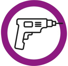 Symbole pour perceuse