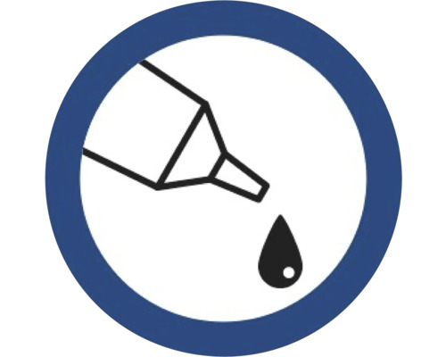 Symbol für tropffreie Anwendung