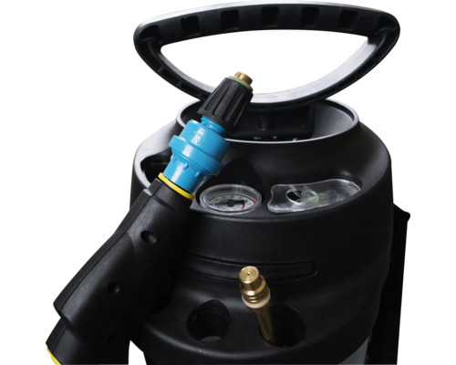 Drucksprühgerät mit Manometer und Sprühlanze