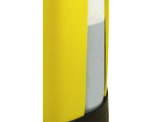 Detailaufnahme eines gelben Schaumstoffpolsters