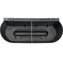 Jardinière de balcon noire avec système d'irrigation