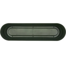 Pot de fleurs ovale en plastique