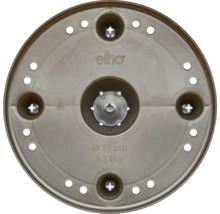 Blumenuntersetzer aus Kunststoff mit 25 cm Durchmesser und 5,5 Liter Fassungsvermögen