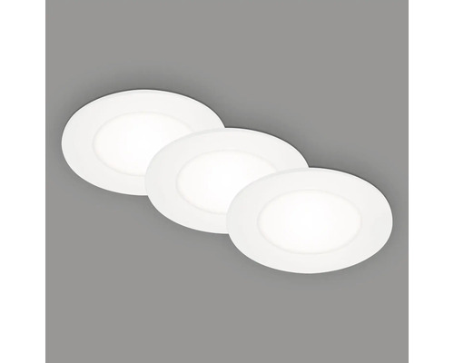 Trois spots encastrables LED ronds