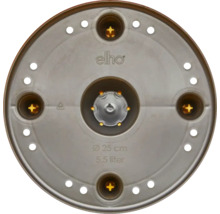 Soucoupe Elho de 25 cm de diamètre et 5,5 litres de volume