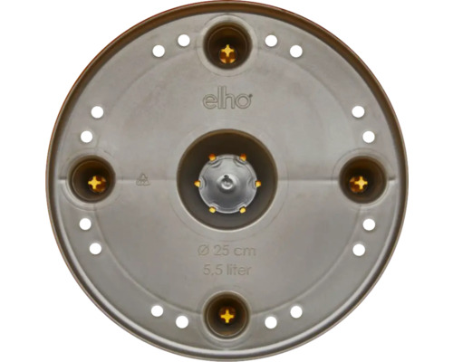 Soucoupe Elho de 25 cm de diamètre et 5,5 litres de volume
