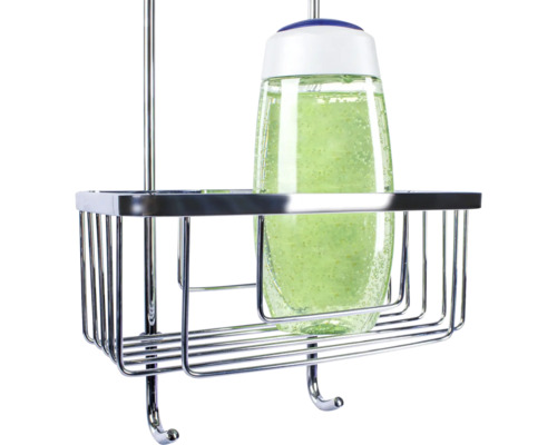 Duschregal mit Duschgel