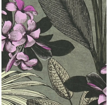 Tapete mit Blumen- und Blättermuster