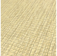 Papier peint intissé 38612-3 #Hygge structure tissu raphia jaune