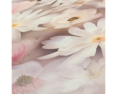 Gros plan d''un motif de papier peint avec des motifs floraux.