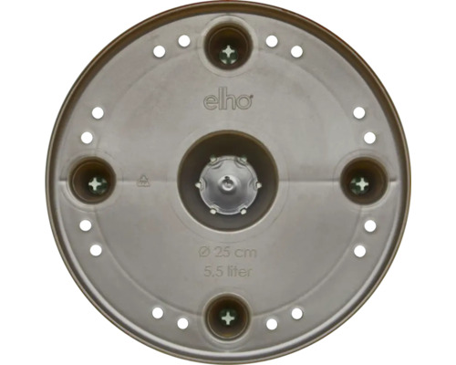 Elho Pflanztopf Untersetzer, Durchmesser 25 Zentimeter, Volumen 5,5 Liter