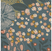 Papier peint à fleurs avec différents motifs floraux