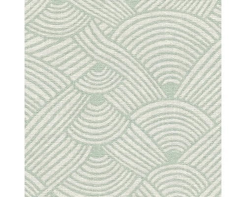 Tapete mit sich überschneidendem Kreisbogenmuster