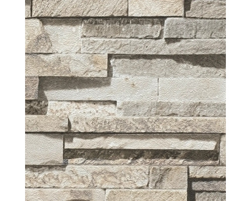 Gros plan d''un mur avec du papier peint à motif de pierre