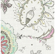 Papier peint à motif floral