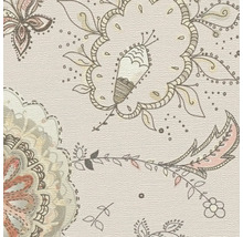 Papier peint à fleurs avec motifs floraux
