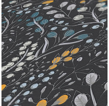 Vliestapete 38847-4 Attractive 2 Blumenranke schwarz-gelb