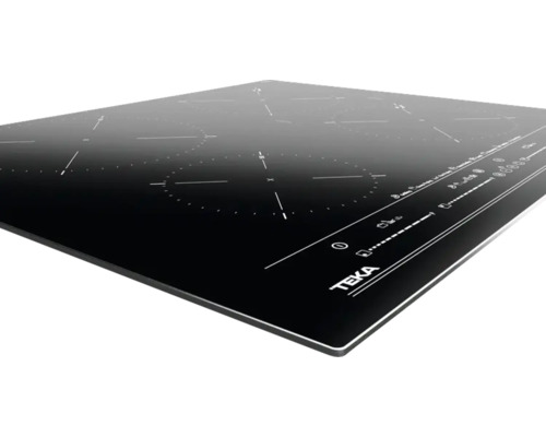 Schwarzes Teka Induktionskochfeld mit vier Kochzonen