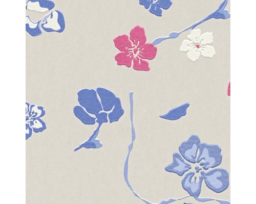 Blumentapete mit floralem Muster