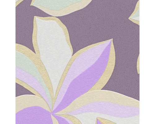 Nahaufnahme eines floralen Tapetenmusters