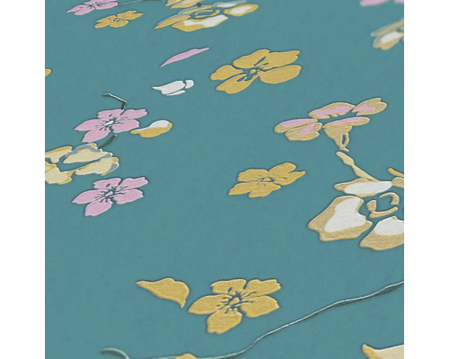 Tapete mit Blütenmuster