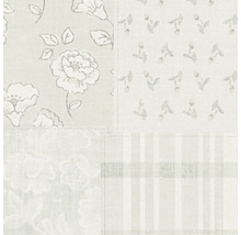 Papier peint intissé 39066-2 Maison Charme Retro Patchwork gris