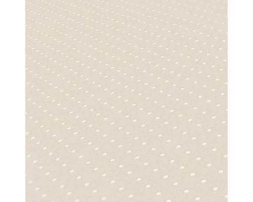 Nahaufnahme einer beschichteten Tapete mit Punktmuster.