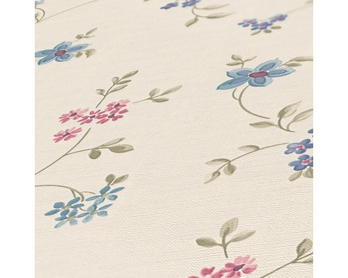 Blumentapete mit floralem Muster