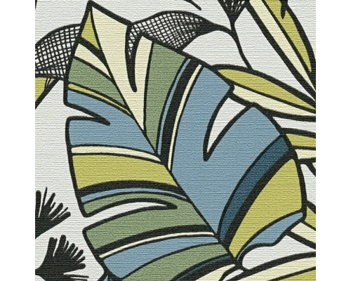 Gros plan d''un motif de feuilles pour la décoration murale