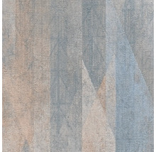 Tapete mit geometrischen Formen und strukturierter Oberfläche