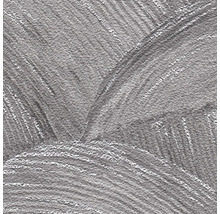Graue Tapete mit Halbkreis-Muster