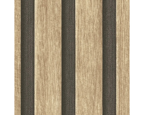 Tapete mit Holz- und Streifenmuster
