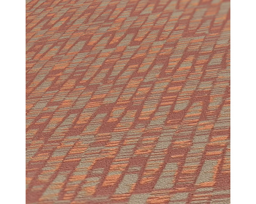 Nahaufnahme eines Teppichs mit geometrischem Muster