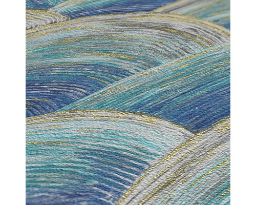 Gros plan d''un papier peint avec un motif ondulé