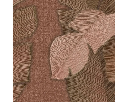 Nahaufnahme einer Tapete mit Blattmotiv