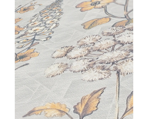 Nahaufnahme einer Tapete mit Blumenmuster